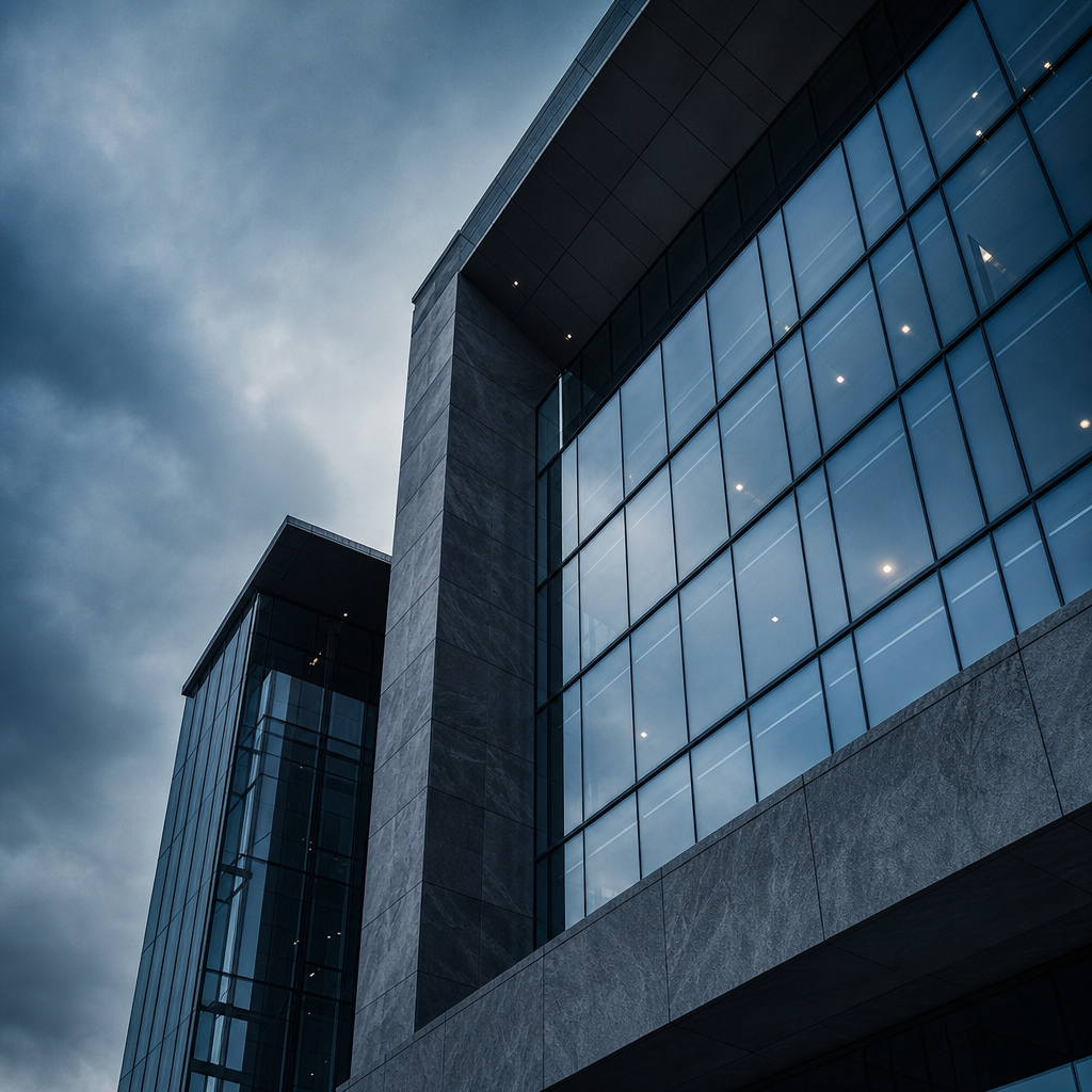 Modern corporate building exterior
